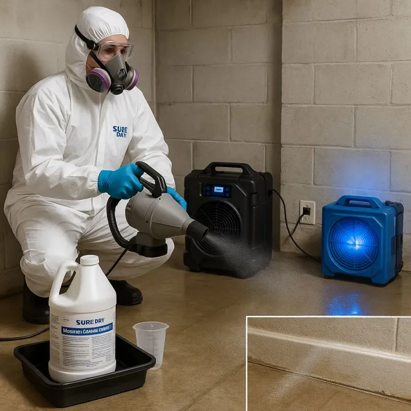 Sanitization and Odor Removal process in Potomac Park, MD